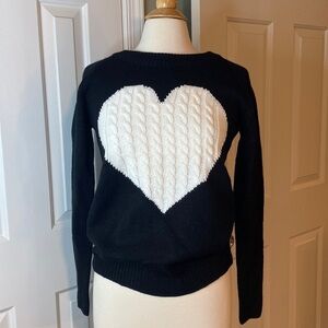 Black & White Crewneck Sweater Size Small — Never Worn!